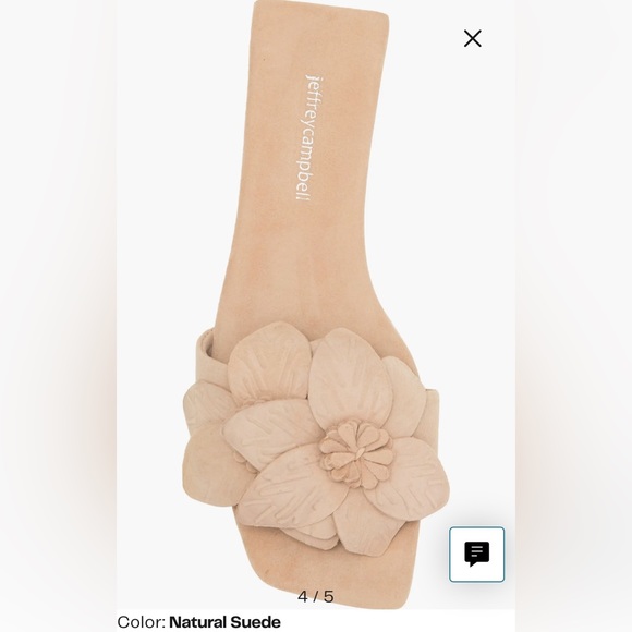 NEW Jeffrey Campbell Petalz Slide Sandals Size 6 - Picture 8 of 9